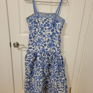 Blue Floral Dress